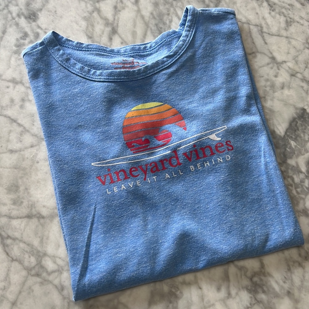 Vineyard Vines Sunset T shirt Sz L